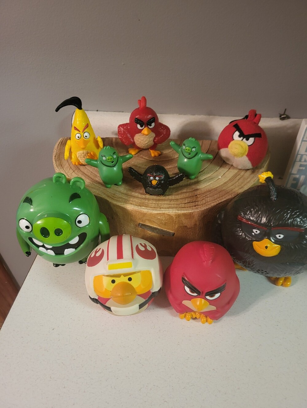 Angry Birds Figures Lot Various Sizes Types